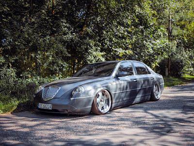 Lancia thesis 2.4jtd rolls royce stance airride work euroline