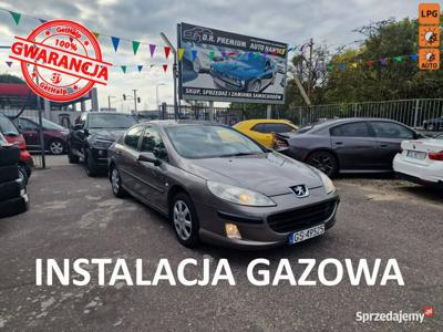 Peugeot 407 1.8 Benzyna + LPG 115 KM, Klimatyzacja, Kurtyny…