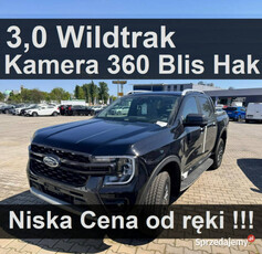 Ford Ranger Wildtrak 3,0 240KM 4x4 RoletaHak Kamera360 Od ręki Niska Cena …