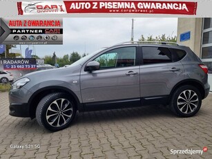 Nissan Qashqai II 1.6 117KM szklany dach navi dvd skóra alcantara gwarancja