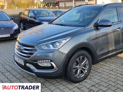 Hyundai Santa Fe diesel 200 KM 2017r. (łęczna)