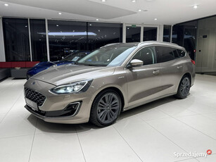 Ford Focus Vignale, LED, ACC, B&O, Kamera cofania 1-wł, FV23% gwarancja, D…