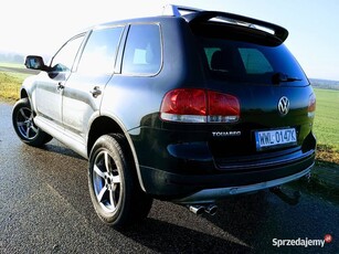 Niezawodny Vw Touareg doinwestowany SUV 4x4 TDI hak 3.5T.