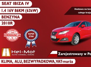 SEAT Ibiza V Klima, ALU, Zarejestrowana w Polsce, VAT-marża!