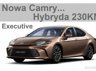 Toyota Camry Nowa Camry 230KM Executive Dostępny od ręki Kamera 360 od ręk…