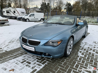 BMW 650 Zjawiskowy kabriolet z beżową skórą dostępny od ręki. Faktura VAT2…