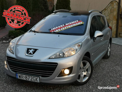 Peugeot 207 SW Piękny, Panorama, Duża Navi, Alusy, Tylko 14…