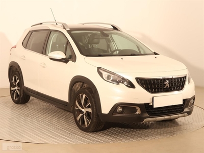 Peugeot 2008 , Salon Polska, Skóra, Navi, Klimatronic, Tempomat,