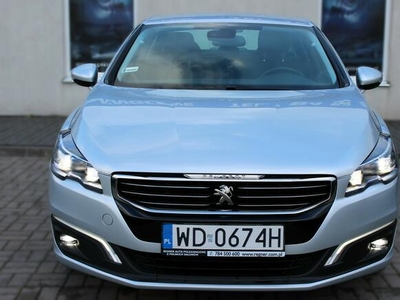 Peugeot 508 SalonPL FV23% 165KM 1.6 e-THP 1WŁ Full LED Tempomat Gwarancja