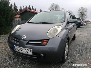 EKONOMICZNY, 5 drzwi . Nissan MICRA r2004. poj 1.2 benz. bdb jeżdżąca..