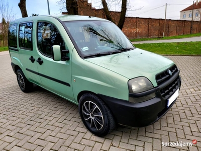 Fiat Doblo 1.9 JTD 2004 Rok 7 Osobowe Klimatyzacja Elektryka