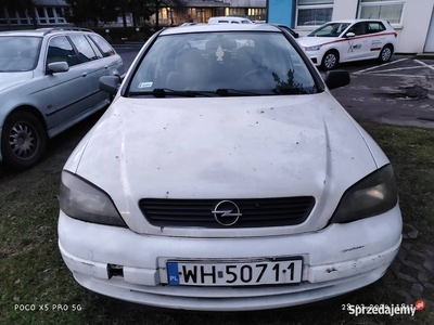 Opel Astra 2 G II 1.4 gaz LPG Twinport biała 2007