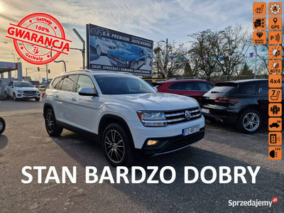 Volkswagen Atlas 3.6 V6 Benzyna 276 KM, 4x4, Android-Auto, …