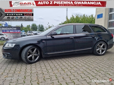 Audi A6 C6 S LINE 2.0 D 170 KM skóra alcantara nawigacja alufelgi gwarancja