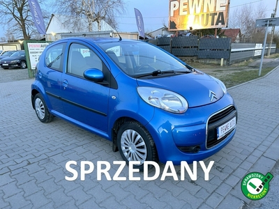 Citroen C1 I Klimatyzacja sprawna/Bezwypadkowy/Bardzo uszanowane auto/Czujniki pa