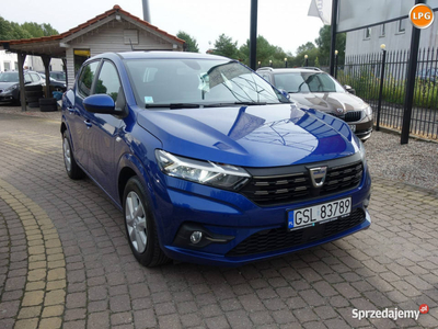 Dacia Sandero Dacia Sandero 2022r 1.0 benzyna LPG 101km klima przebieg 7.5…