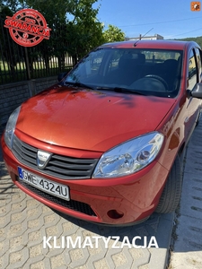 Dacia Sandero I Niezawodna benzyna, symboliczny przebieg, klimatyzacja, el.szyby,zar