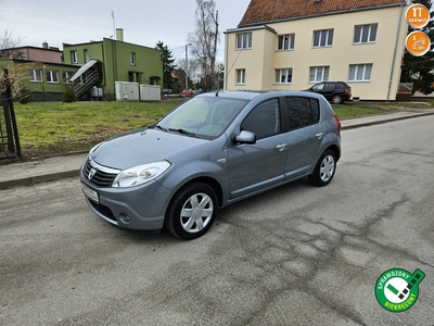 Dacia Sandero I Opłacona Zdrowa Zadbana Serwisowana z Klima 2 Kmp Kół 1 Wł