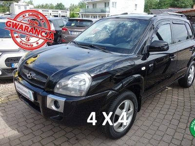 Hyundai Tucson 2.0CRDI 140KM Skóry 4x4 Hak Zamiana Gwarancja Alu Klimatronic Kredyt