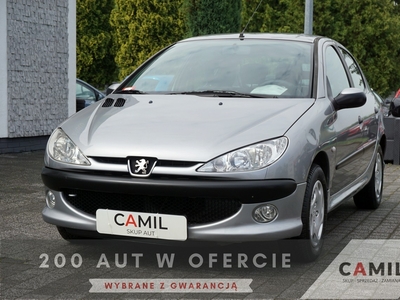 Peugeot 206 I 1.1 BENZYNA 60KM, polski salon, niski przebieg,