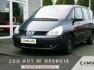 Renault Espace IV 2,0DCi 150KM, Pełnosprawny, Zarejestrowany, Ubezpieczony, Zadbany