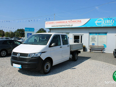 Volkswagen Transporter DOKA F-Vat 6 osob. Gwarancja Salon POLSKA