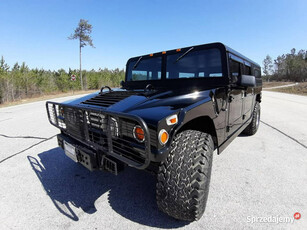 Hummer H1 Special Edition 350v8 Black Humvee 4x4 Jedyny taki H1 skóra klim…