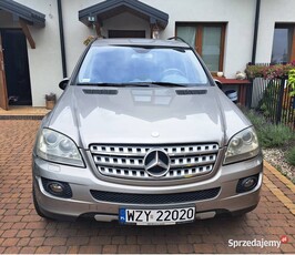 Mercedes ML 320 CDI 4 MATIC, AIRMATIC, JASNE WNĘTRZE, ZAMIANA