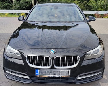 BMW SERIA 5 VI (F07/F10/F11) BMW 518d, Duża NAVI, FV 23%, Salon PL, 156 tys. km