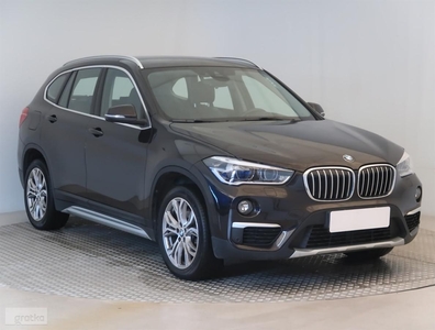 BMW X1 F48 , 1. Właściciel, Serwis ASO, 187 KM, Automat, Skóra, Navi,