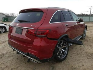 Mercedes GLC 300 2020, 2.0L, 4x4, uszkodzone podwozie