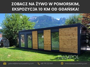 nowoczesny domek mobilny 9x3/28m2/biuro, pawilon handlowy,gastronomia,