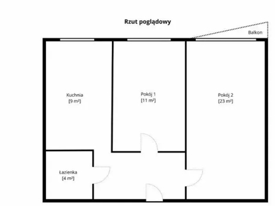 2pok 54m, ok. Inflanckiej BALKON/PIWNICA (Wrocław)