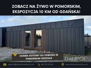 Domek 30m2 bez pozwolenia / modułowy, całoroczny, letniskowy