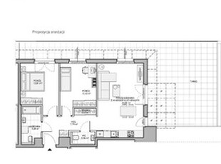 Mieszkanie na sprzedaż, 68 m², 3 pokoje Gdańsk Jasień Kiełpinek