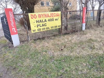 Wynajmę plac i halę 400 m2 Opoczno ul Zakątna