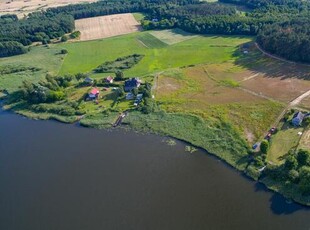 Działka budowlana przy Jeziorze z linią brzegową