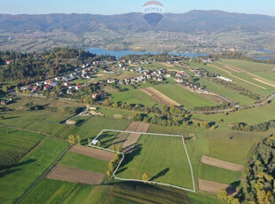 Działka budowlana widokowa 1210m² Falsztyn.