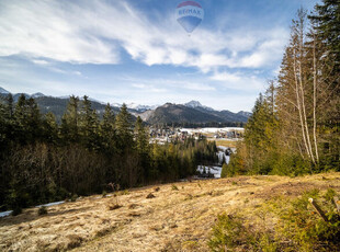 Zakopane Cyrhla - działka z widokiem na Giewont