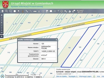 Działka rolna Dziekanów Polski