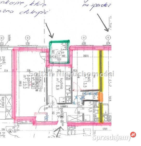 Oferta sprzedaży mieszkania 53.5m2 2 pokojowe Warszawa Bonifacego