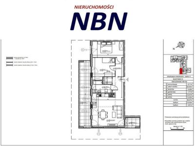 NOWE>Bocianek > 68,27 m2 > 3 POKOJE+2 BALKONY