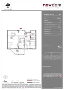 Apartament, 61,26 m², 2 pokoje, piętro 1, oferta nr AB/90