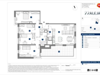 Mieszkanie, 104,40 m², 5 pokoi, piętro 9, oferta nr E/165