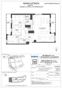 Mieszkanie, 121,28 m², 4 pokoje, piętro 16, oferta nr K.16M06