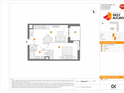 Mieszkanie, 35,88 m², 2 pokoje, piętro 1, oferta nr C/11