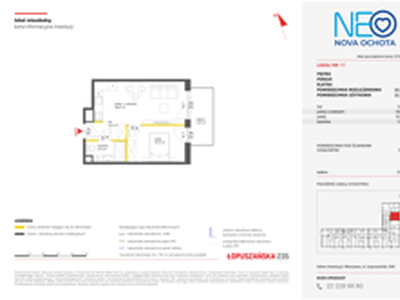 Mieszkanie, 36,66 m², 2 pokoje, piętro 4, oferta nr I/72