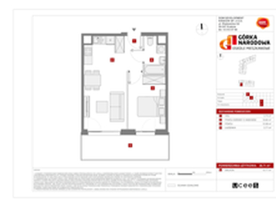 Mieszkanie, 36,71 m², 2 pokoje, piętro 5, oferta nr D/21