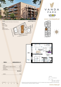 Mieszkanie, 39,25 m², 2 pokoje, piętro 4, oferta nr VB.4.13