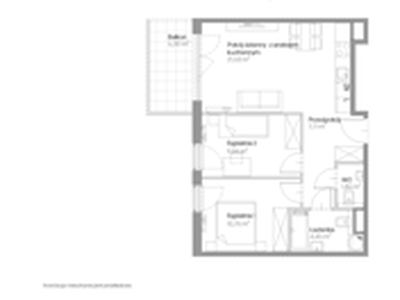 Mieszkanie, 55,63 m², 3 pokoje, piętro 2, oferta nr E.149